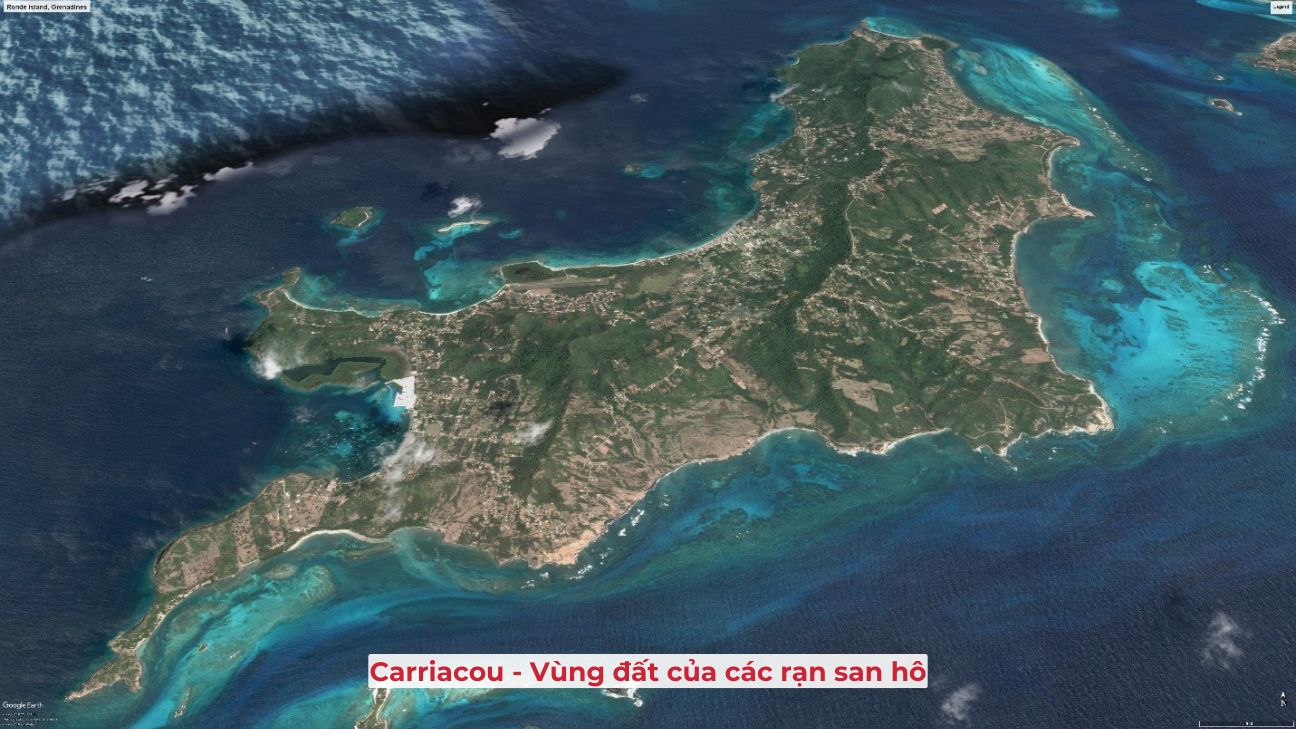 Carriacou - Vùng đất của các rạn san hô